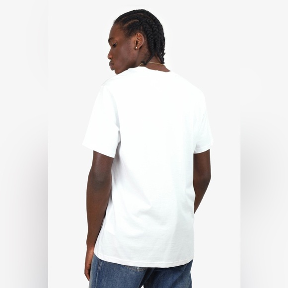 Authentic MOSCHINO COUTURE WHITE COTTON BELT LOGO T SHIRT - Picture 4 of 4